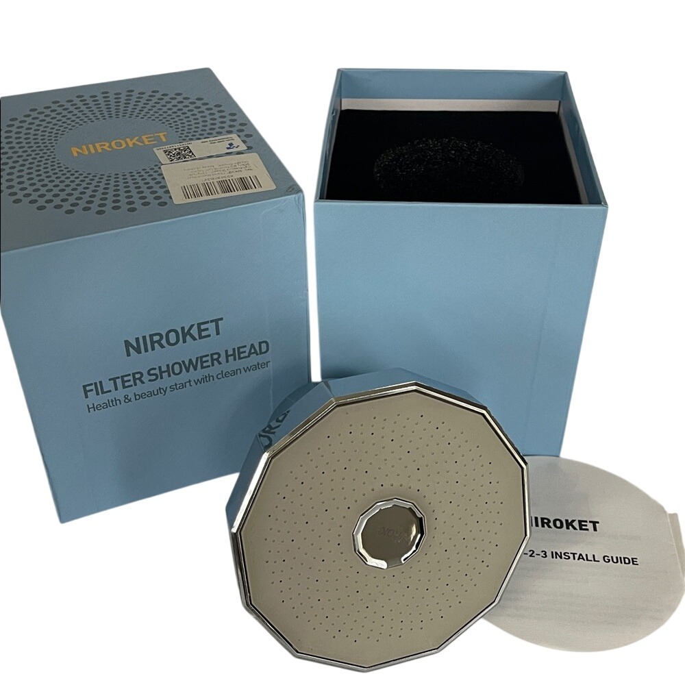 NIROKET Filter High Pressure Shower Head NIB‎